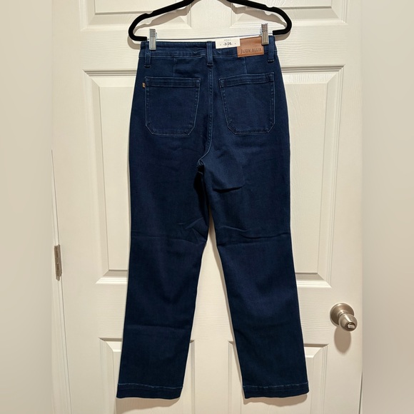 Judy Blue Vintage Horizon High Rise Work Wear Utility Straight Fit Jean NWT - Picture 6 of 17